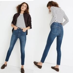 Madewell 10" High-Rise Skinny Jeans in Winston Wash